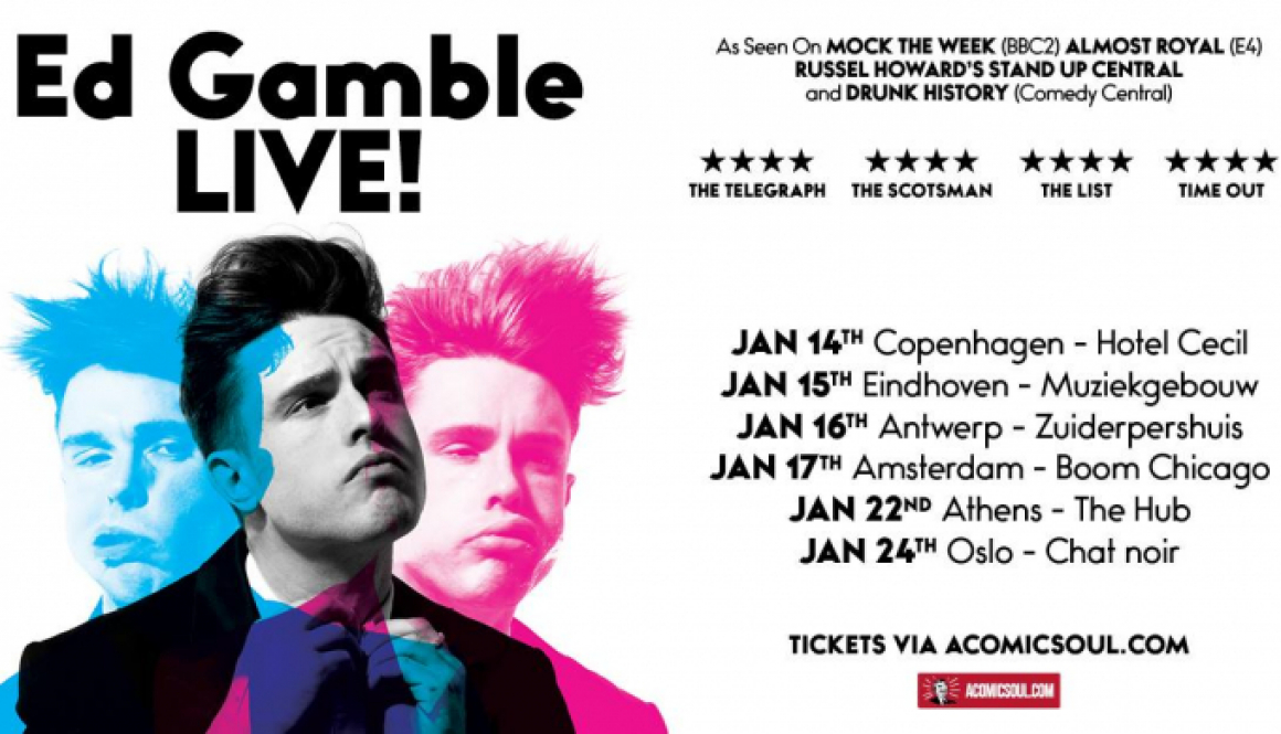 Ed Gamble live in Athens