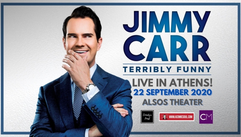 Jimmy Carr live in Athens The HUB Events